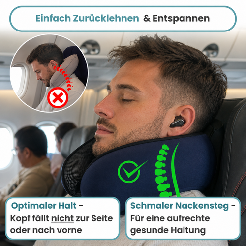 Nackenkissen mit 360°-Stütze